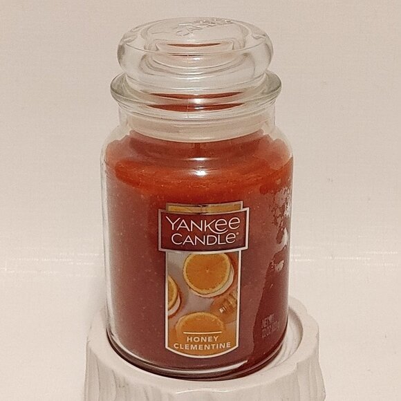 Yankee Candle Honey Clementine Jar Candle BNWT 22oz - Picture 1 of 7